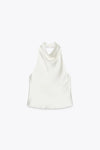 Noor Satin Neck Top