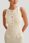 Amaris Hilton Midi Dress