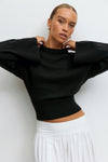 Claudia Sleeve Knitted Top