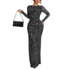 ELEANOR™ – Elegant Long Sleeve Leopard Print Dress
