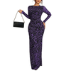 ELEANOR™ – Elegant Long Sleeve Leopard Print Dress