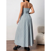 TRELLY™ – Classic Striped Summer Tube Maxi Dress