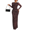 ELEANOR™ – Elegant Long Sleeve Leopard Print Dress