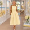 Denise | Nautical Striped Maxi Dress