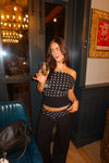 Livia Polka Dotted Top