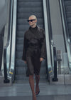 Lilith Leather Trench Coat