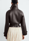Lilith Leather Trench Coat