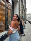 Livia Polka Dotted Top