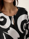 Linen Layered Asymmetric Top NOREEN