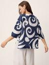 Linen Layered Asymmetric Top NOREEN