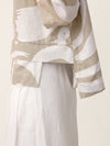 Linen Layered Asymmetric Top NOREEN
