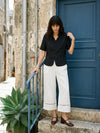 Lyocell Textured Stand Collar Shirt Jacket PHILIPPA