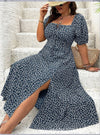 CLAIRE™ - Elegant Floral Maxi Dress