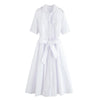 Margot | Short Sleeve Pocket Shirt Dress
