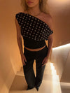 Livia Polka Dotted Top