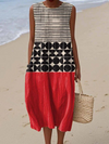 JANE | COLORBLOCK MIDI DRESS