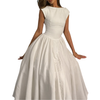 CLARISSA™ – Chic Bardot Backless Maxi Dress