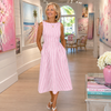 Denise | Nautical Striped Maxi Dress