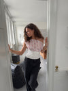 Livia Polka Dotted Top