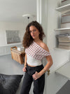 Livia Polka Dotted Top