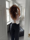 Livia Polka Dotted Top